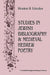 Studies In Jewish Bibliography and Medieval Hebrew Poetry by Menahem H. Schmeltzer