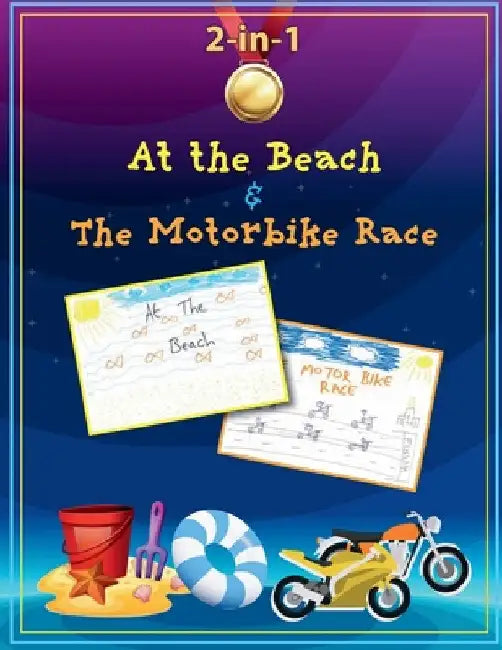 At the Beach and The Motorbike Race by Shalom Greenwald