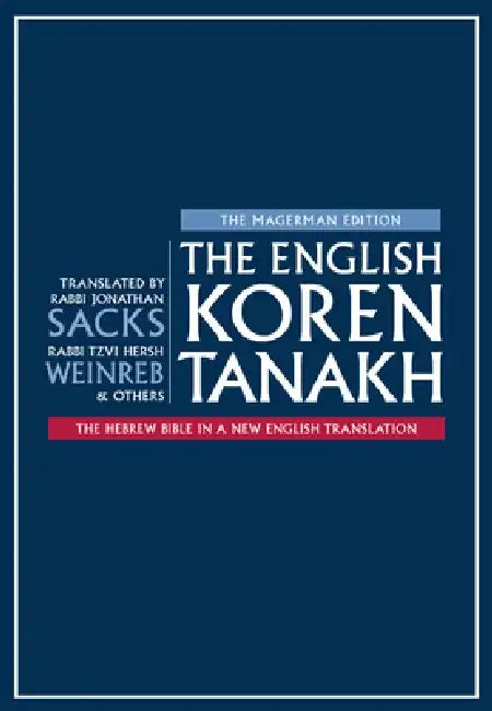 The English Koren Tanakh, Magerman Edition, Compact by Jonathan Sacks