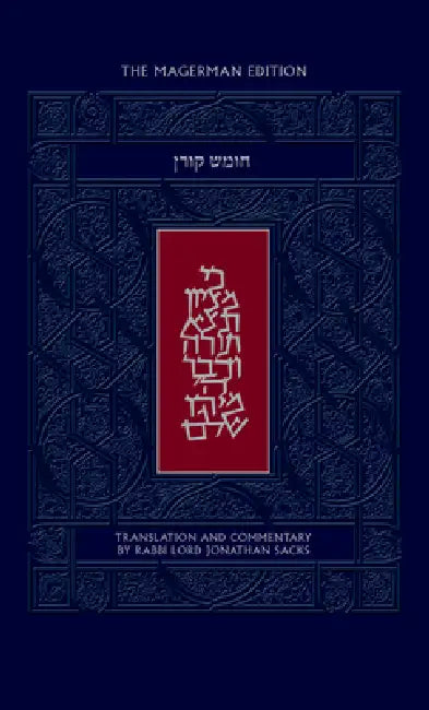 The Koren Humash, Na Edition: Translation and Commentary by Rabbi Lord Jonathan Sacks by Jonathan Sacks