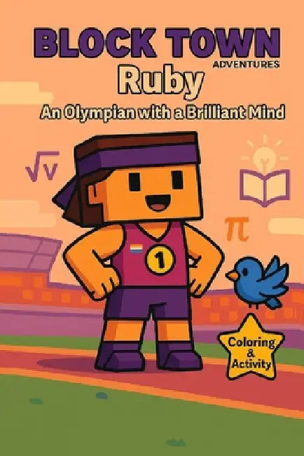 Ruby An Olympian with a Brilliant Mind: Coloring, Activity& comic book for kids - Fun coloring book Maze, Puzzles, Sharpens thinking - Games and adven by Maya Esm