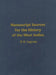Manuscript Sources for the History of the West Indies by K. E. Ingram