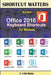 Microsoft Office 2016 Keyboard Shortcuts For Windows by U. C. Books