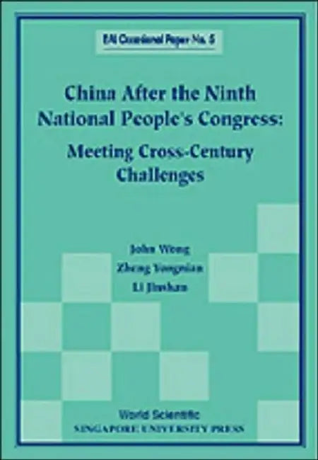 China After the Ninth National... (No.5) by Institute East Asian