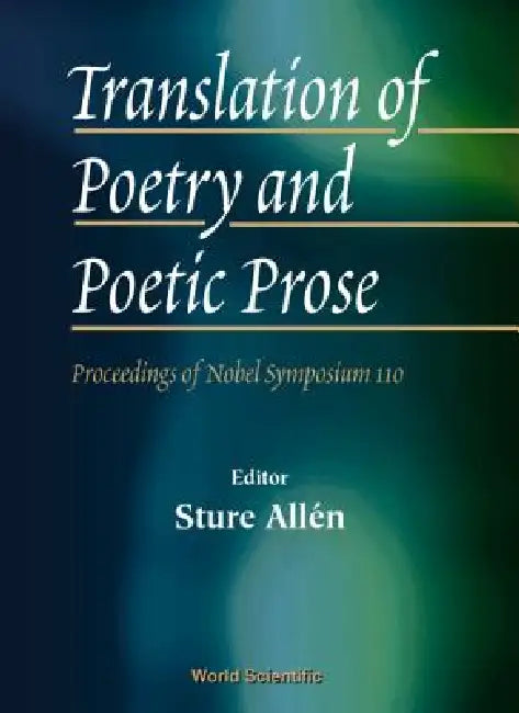 Translation of Poetry & Poetic Prose by Allen Sture