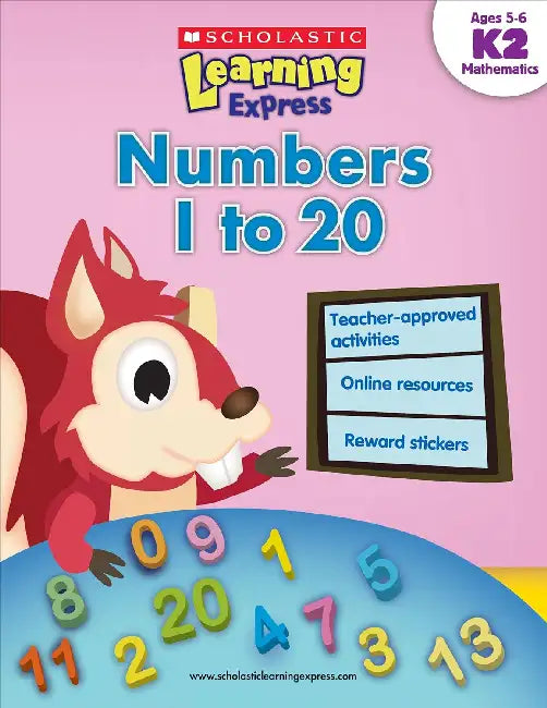 Scholastic Learning Express K2: Numbers 1 To 20 by Inc Scholastic