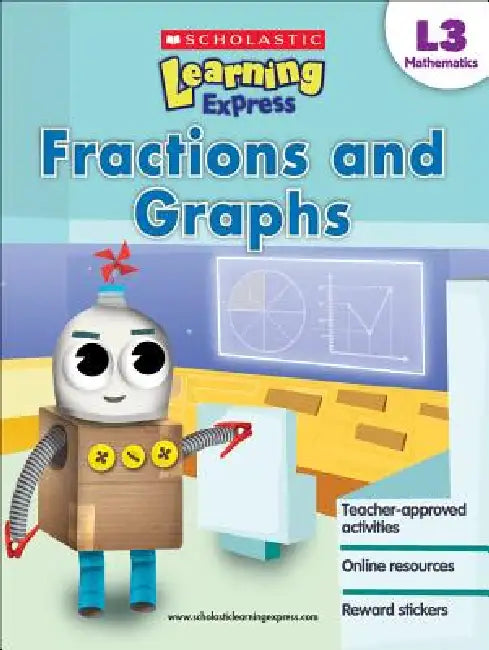 Scholastic Learning Express L3: Fractions And Graphs by Scholastic