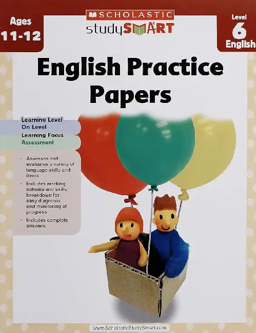 Scholastic Study Smart English Practice Papers Level 6