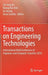 Transactions on Engineering Technologies: International Multiconference of Engineers and Computer Scientists 2016 by Sio-Iong Ao