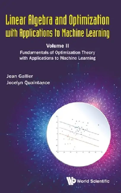 Linear Algebra and Optimization with Applications to Machine Learning - Volume II: Fundamentals of Optimization Theory with Applications to Machine Le by Jocelyn Quaintance