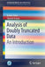 Analysis of Doubly Truncated Data: An Introduction by Achim Dörre