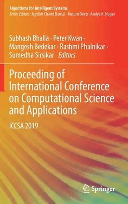 Proceeding of International Conference on Computational Science and Applications: Iccsa 2019 by Subhash Bhalla