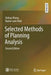 Selected Methods of Planning Analysis by Xinhao Wang