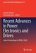Recent Advances in Power Electronics and Drives: Select Proceedings of Eprec 2020 by Jitendra Kumar