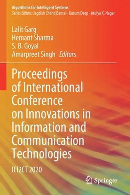 Proceedings of International Conference on Innovations in Information and Communication Technologies: Ici2ct 2020 by Lalit Garg