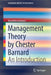 Management Theory by Chester Barnard: An Introduction by Kazuhito Isomura