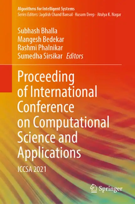 Proceeding of International Conference on Computational Science and Applications: Iccsa 2021 by Subhash Bhalla