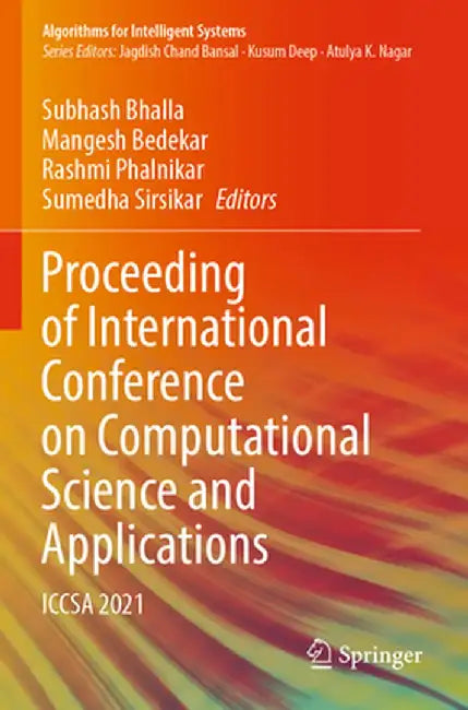 Proceeding of International Conference on Computational Science and Applications: Iccsa 2021 by Subhash Bhalla