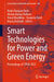 Smart Technologies for Power and Green Energy: Proceedings of Stpge 2022 by Rudra Narayan Dash