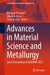 Advances in Material Science and Metallurgy: Select Proceedings of Icfammt 2022 by Bhingole Pramod P.