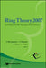 Ring Theory 2007 - Proceedings of the Fifth China-Japan-Korea Conference by Hidetoshi Marubayashi, Kanzo Masaike, Kiyoichi Oshiro