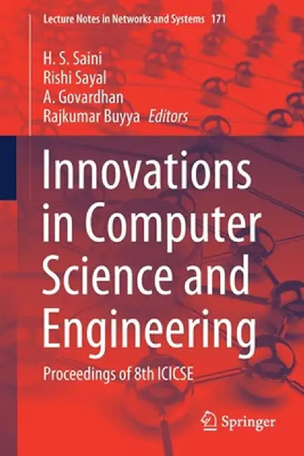 Innovations in Computer Science and Engineering: Proceedings of 8th Icicse by H. S. Saini