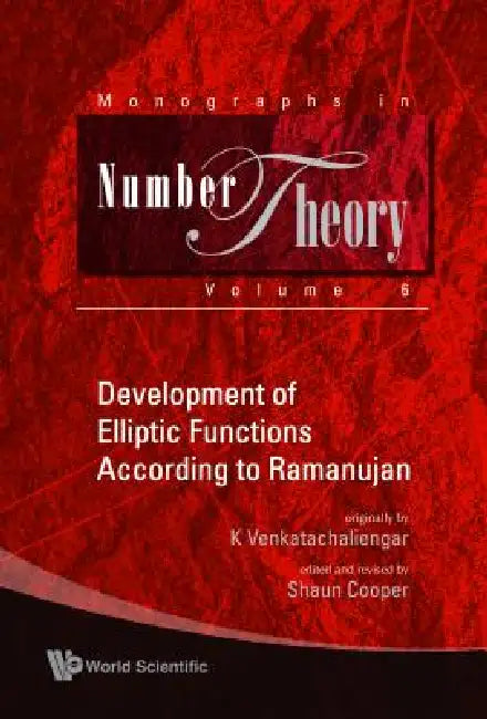 Develop Elliptic Func Accor to Ramanujan by Venkatachaliengar K