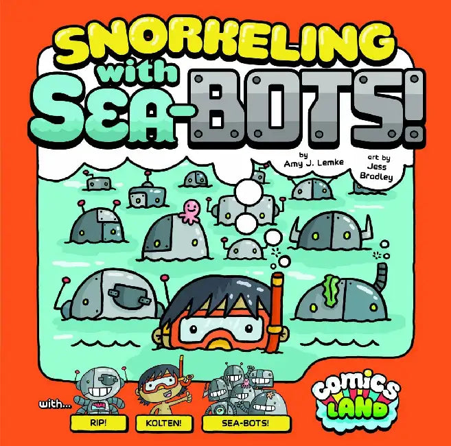 Snorkeling With Sea-Bots by Amy J Lemke