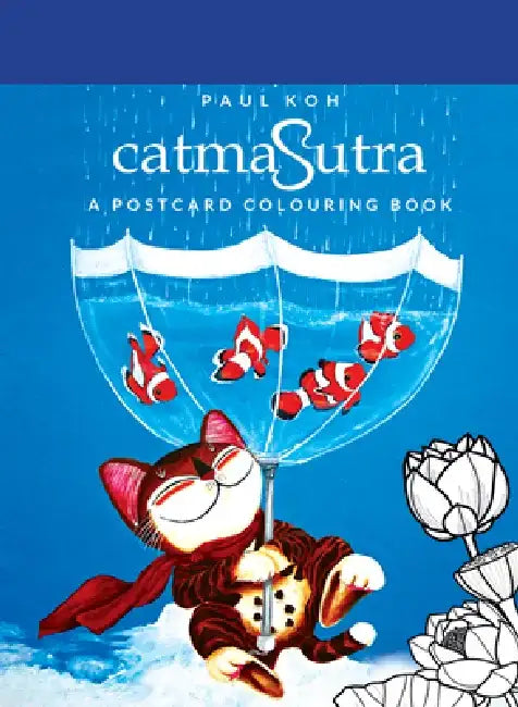 Catmasutra: A Postcard Colouring Book by Paul Koh