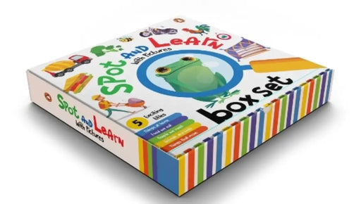 Spot and Learn with Pictures: A Boxset of 5 Fun & Interactive Board Book to Develop Observation Skills and Vocabulary for Kids, Toddlers [Penguin Ea by Penguin Books