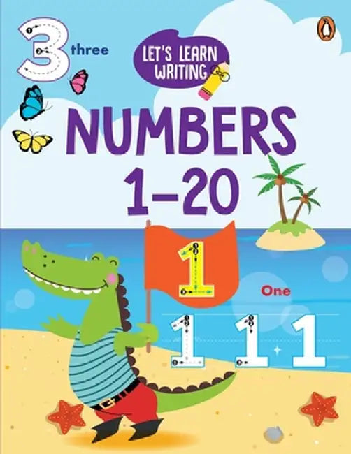 Let's Learn Writing: Numbers 1 to 20: First Trace and Write Practice Workbook Engaging Workbook to Develop Writing Skills in Preschool Kids, Toddlers by Penguin Books