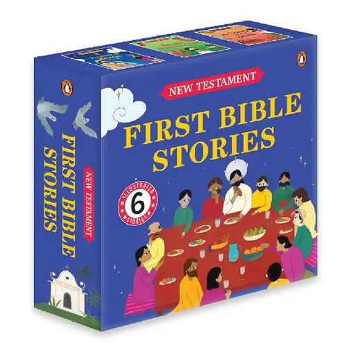 First Bible Stories (New Testament): Box Set of Six Illustrated Bible Stories for Kids I Inspiring Tales Ages 5+ [Penguin Early Learning Series] by Penguin In-House