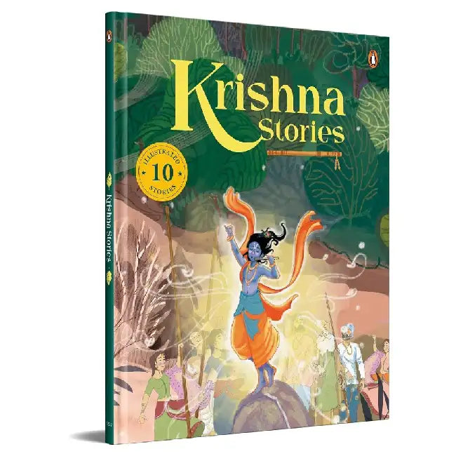 Krishna Stories: 10 Illustrated Stories of Lord Krishna for Children I Hindu Mythology Indian Gods and Goddesses Bedtime Storybook Indian Folklore & L by Penguin In-House