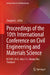 Proceedings of the 10th International Conference on Civil Engineering and Materials Science: Iccems 2025, July 2-5, Chiang Mai, Thailand by Zongjin Li