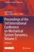 Proceedings of the 3rd International Conference on Mechanical System Dynamics by Xiaoting Rui
