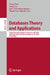 Databases Theory and Applications: 35th Australasian Database Conference, Adc 2024, Gold Coast, Qld, Australia, December 16-18, 2024, Proceedings by Tong Chen