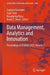 Data Management, Analytics and Innovation: Proceedings of Icdmai 2025 by Saptarsi Goswami