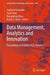 Data Management, Analytics and Innovation: Proceedings of Icdmai 2025 by Saptarsi Goswami