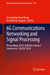 6g Communications Networking and Signal Processing: Proceedings of the 3rd International Conference, Sgcnsp 2025 by Terence Kin Shun Wong, Vinod Kiran Kappala