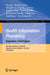 Health Information Processing. Evaluation Track Papers: 9th China Conference, Chip 2023, Hangzhou, China, October 27-29, 2023, Proceedings by Hua Xu