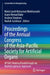 Proceedings of the Annual Congress of the Asia-Pacific Society for Artificial Organs: Apsao: Making Breakthrough Via Multidisciplinary Approach by Mohd Jamil Mohamed Mokhtarudin