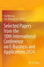 Selected Papers from the 10th International Conference on E-Business and Applications 2024