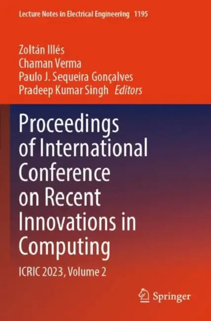 Proceedings of International Conference on Recent Innovations in Computing