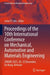 Proceedings of the 10th International Conference on Mechanical, Automotive and Materials Engineering