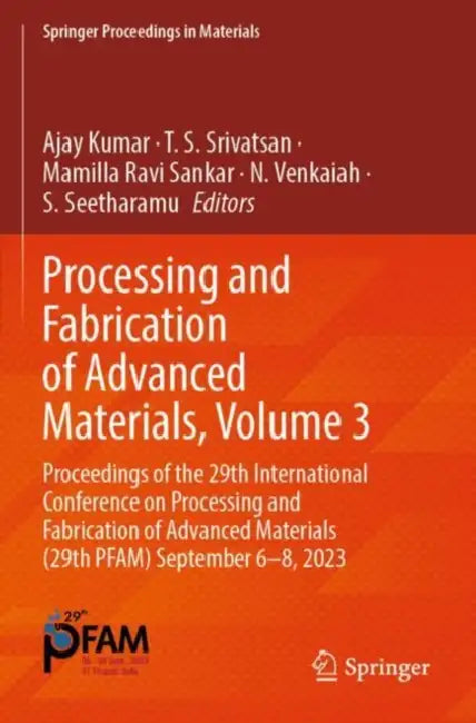 Processing and Fabrication of Advanced Materials