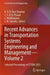 Recent Advances in Transportation Systems Engineering and Management