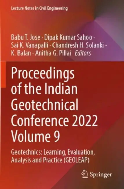 Proceedings of the Indian Geotechnical Conference 2022