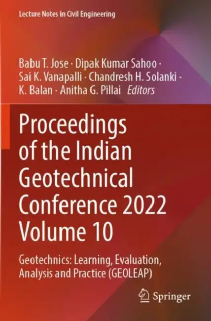 Proceedings of the Indian Geotechnical Conference 2022