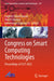 Congress on Smart Computing Technologies: Proceedings of Csct 2022 by Jagdish Chand Bansal