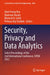 Security, Privacy and Data Analytics: Select Proceedings of the 2nd International Conference, Ispda 2022 by Udai Pratap Rao